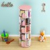 5 Tier 360° Rotating Stackable Shelves Bookshelf Organizer